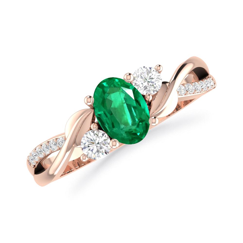 Rose Gold - Emerald