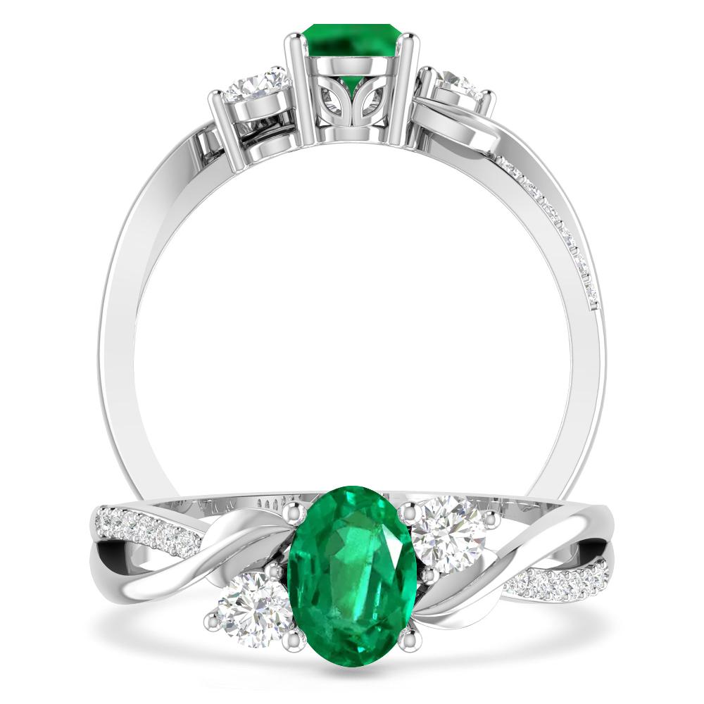 White Gold - Emerald