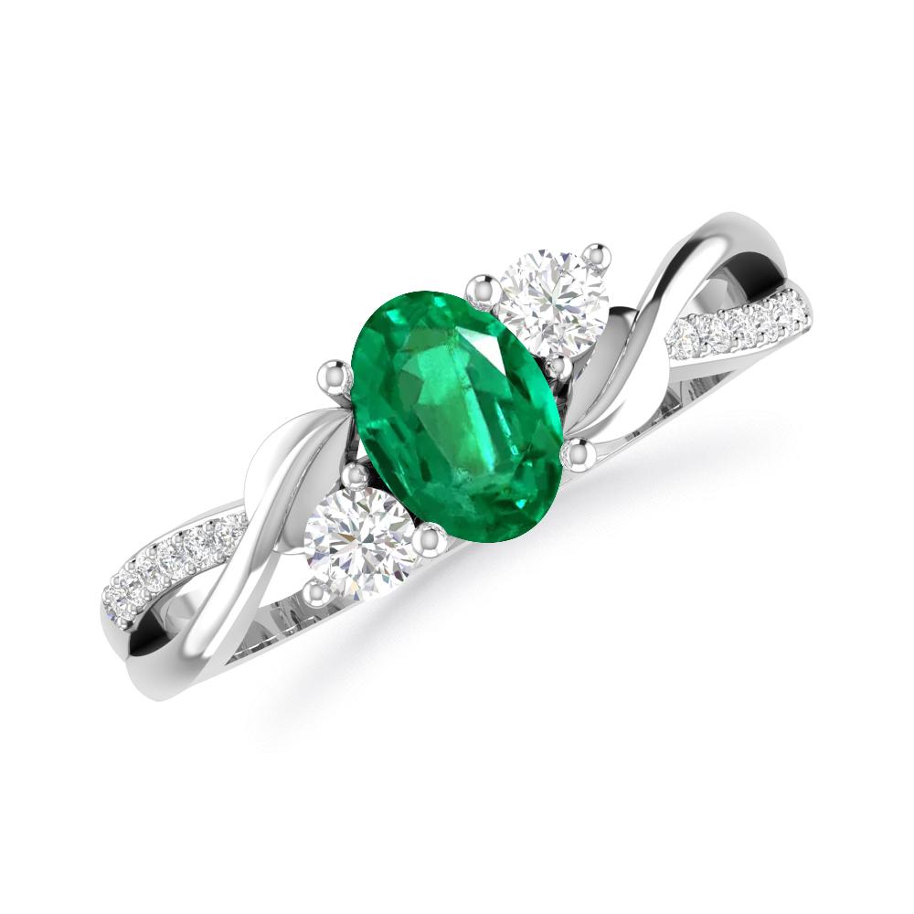 White Gold - Emerald