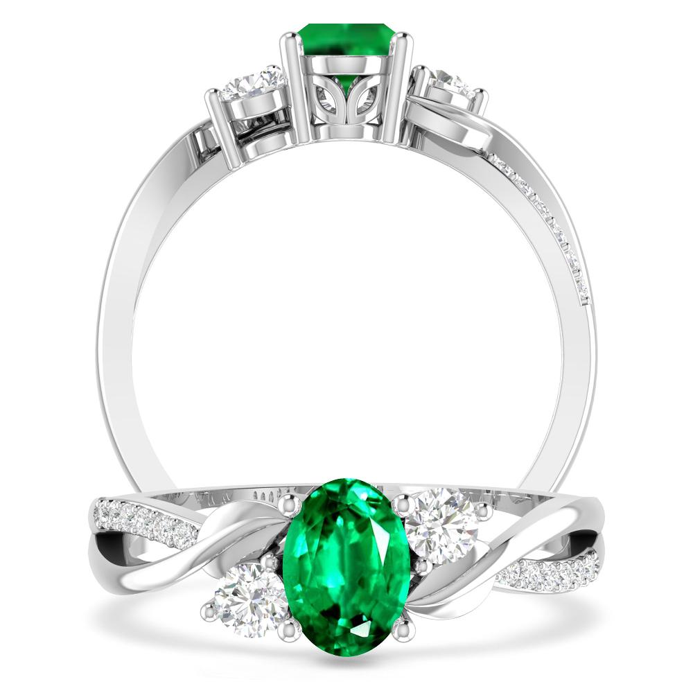 White Gold - Emerald