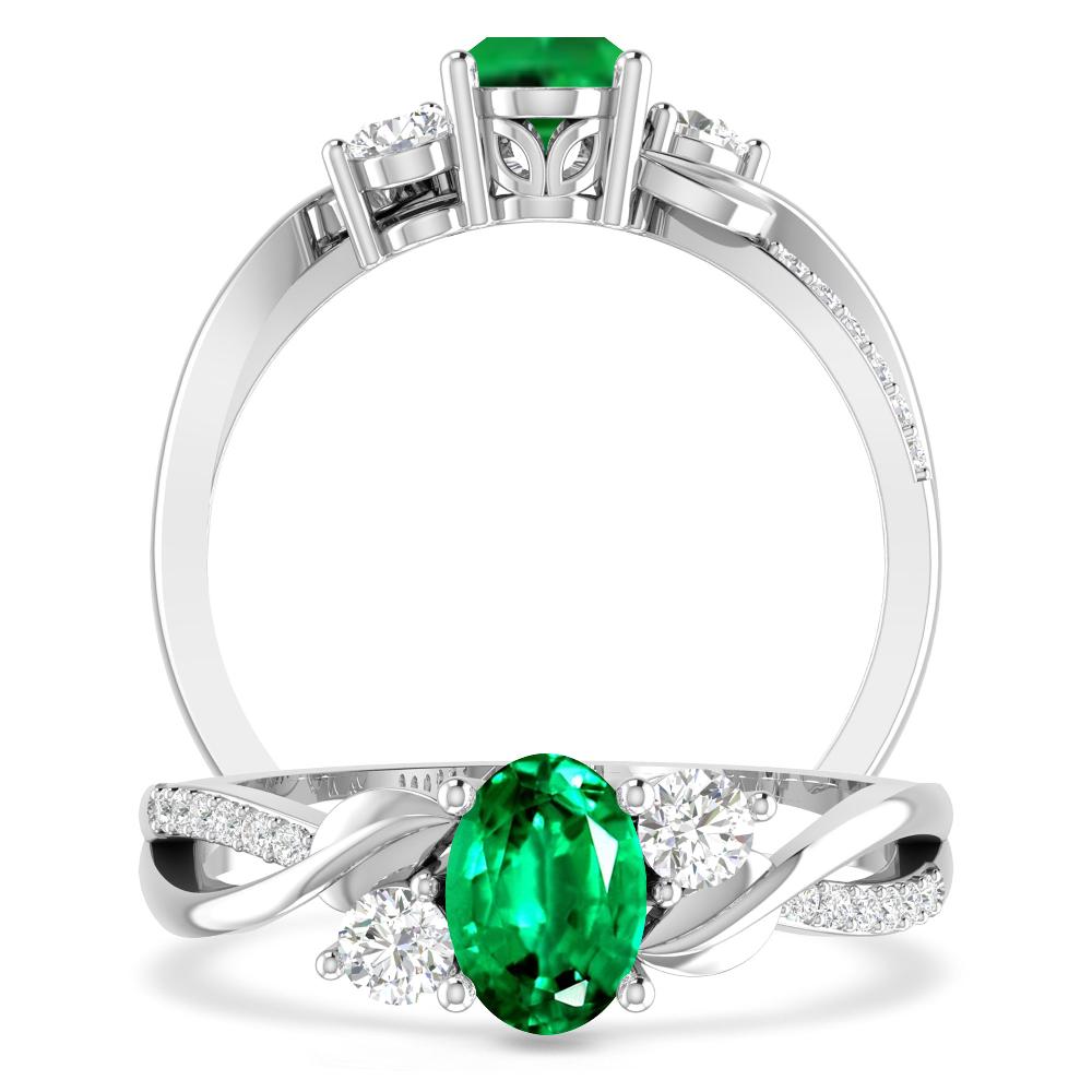 White Gold - Emerald