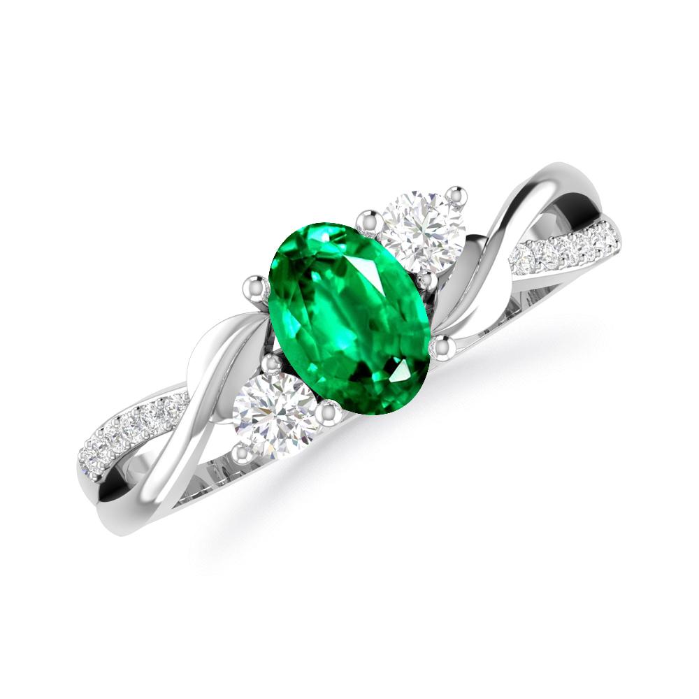 White Gold - Emerald