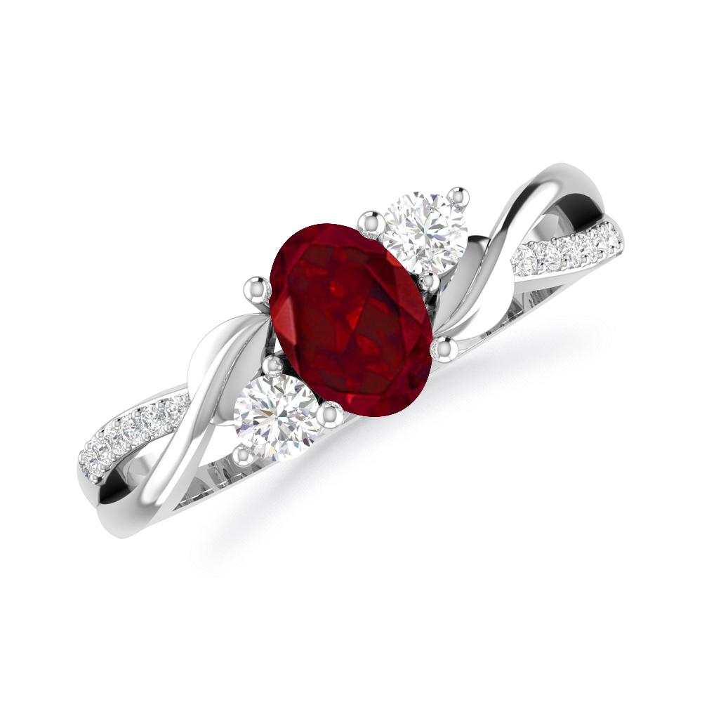 White Gold - Garnet