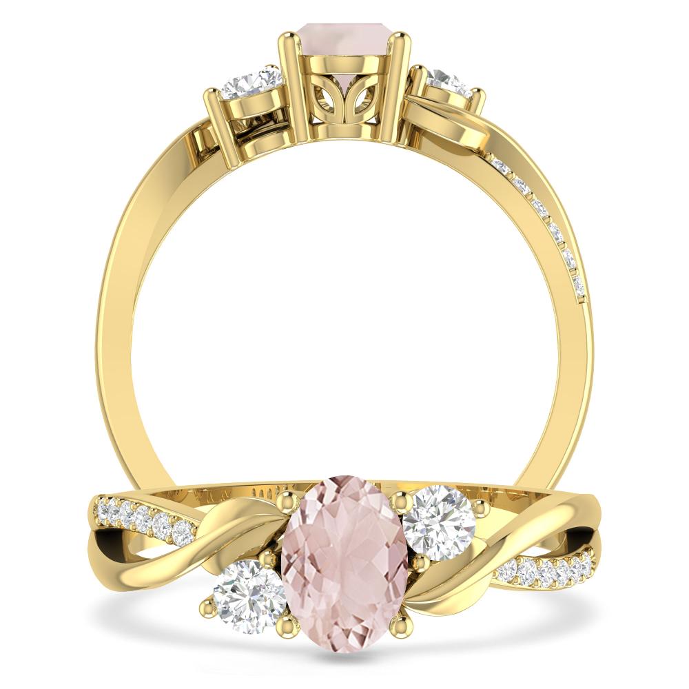 Yellow Gold - Morganite