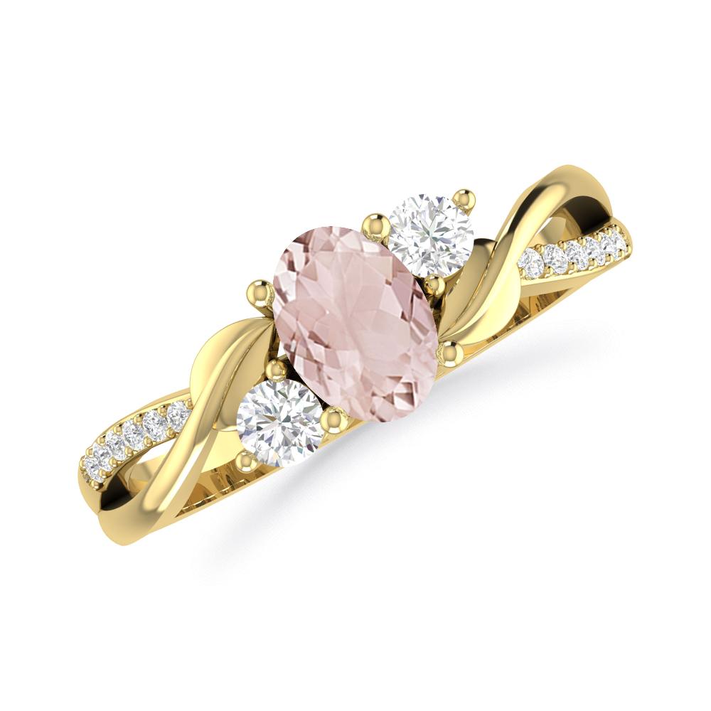 Yellow Gold - Morganite