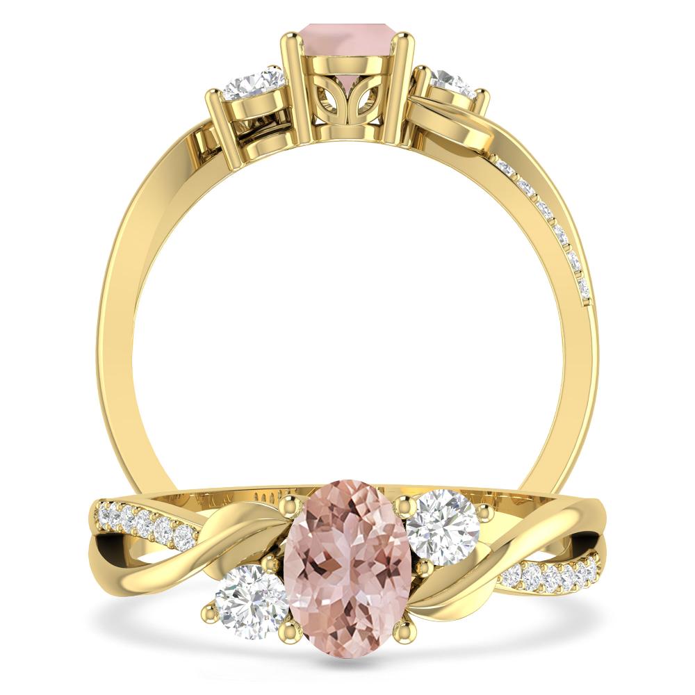 Yellow Gold - Morganite