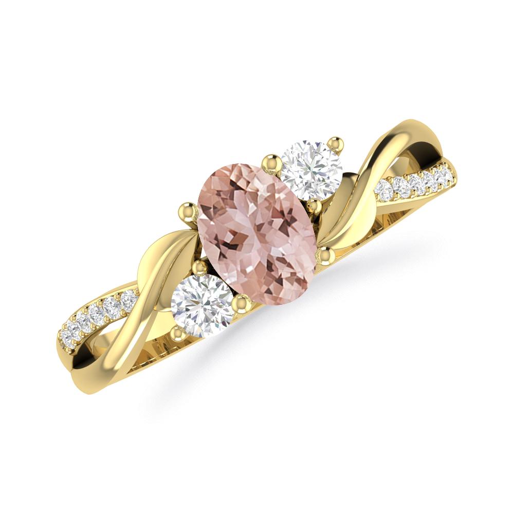 Yellow Gold - Morganite