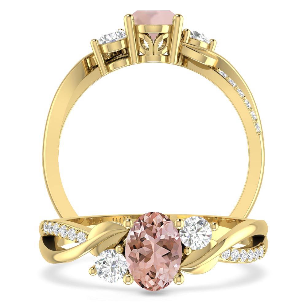 Yellow Gold - Morganite