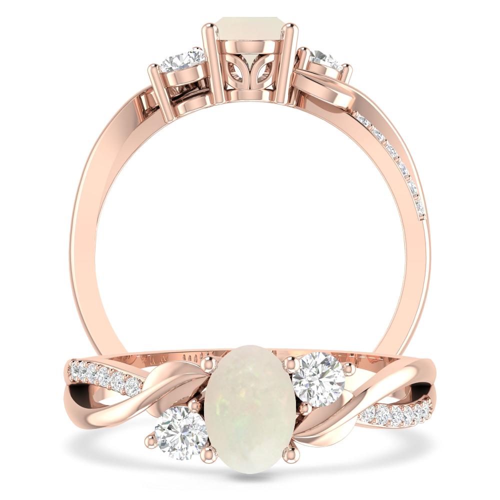 Rose Gold - Opal