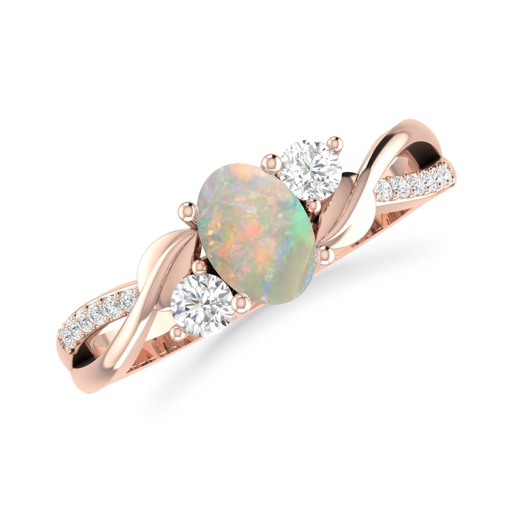 Rose Gold - Opal