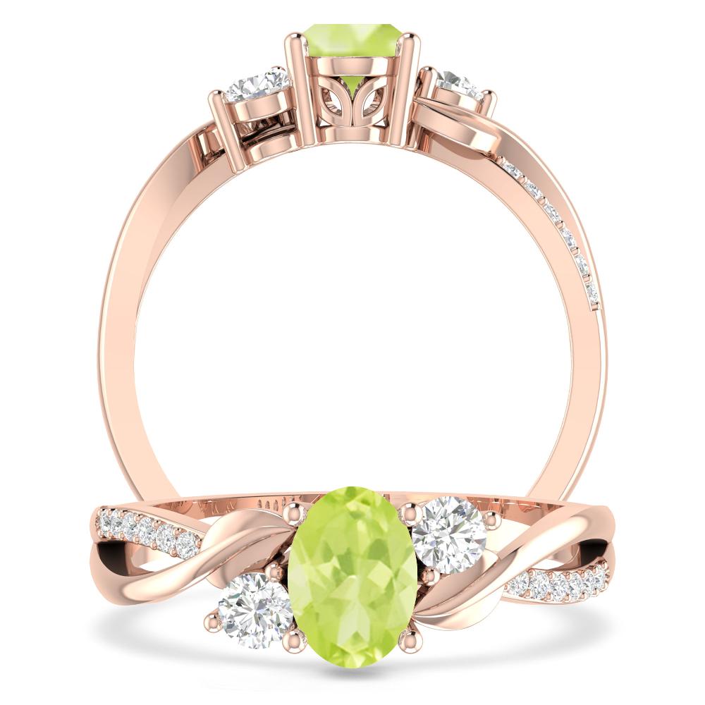 Rose Gold - Peridot