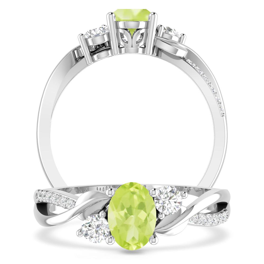 White Gold - Peridot