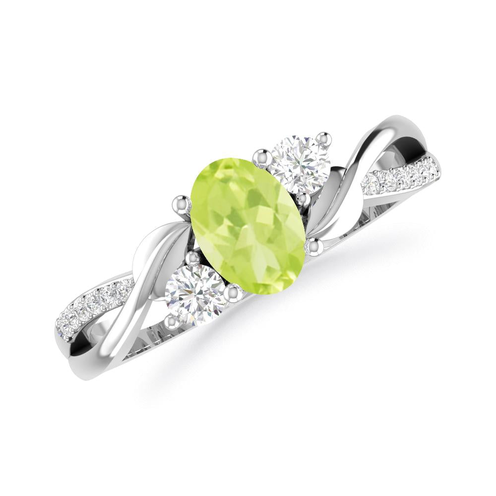 White Gold - Peridot