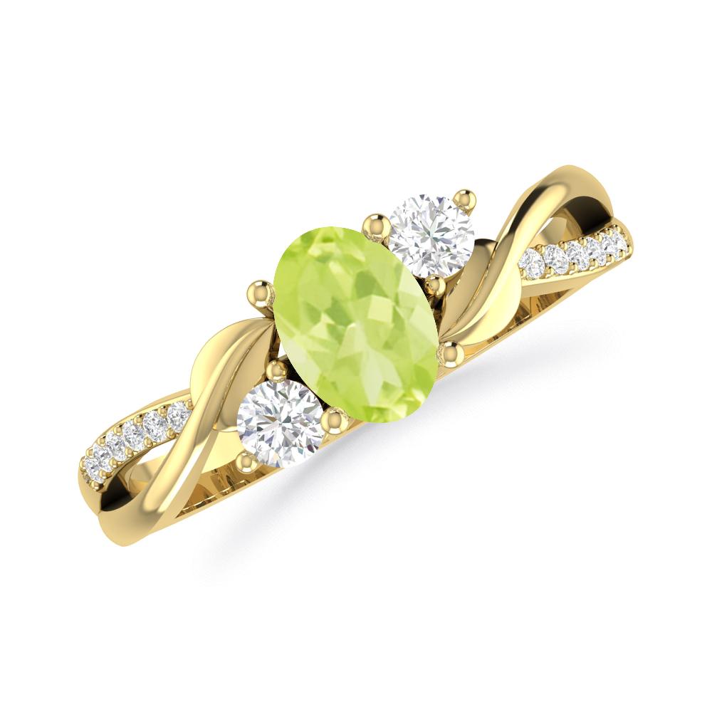 Yellow Gold - Peridot