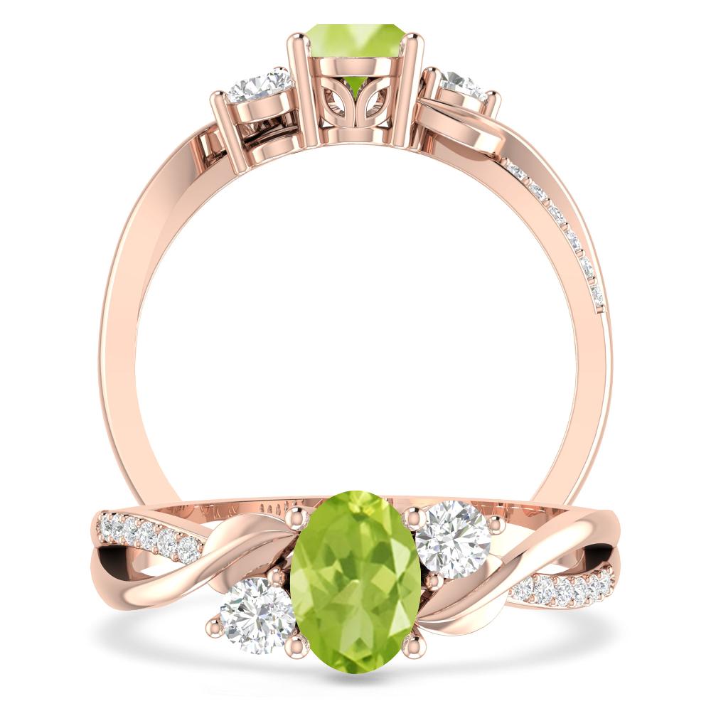 Rose Gold - Peridot