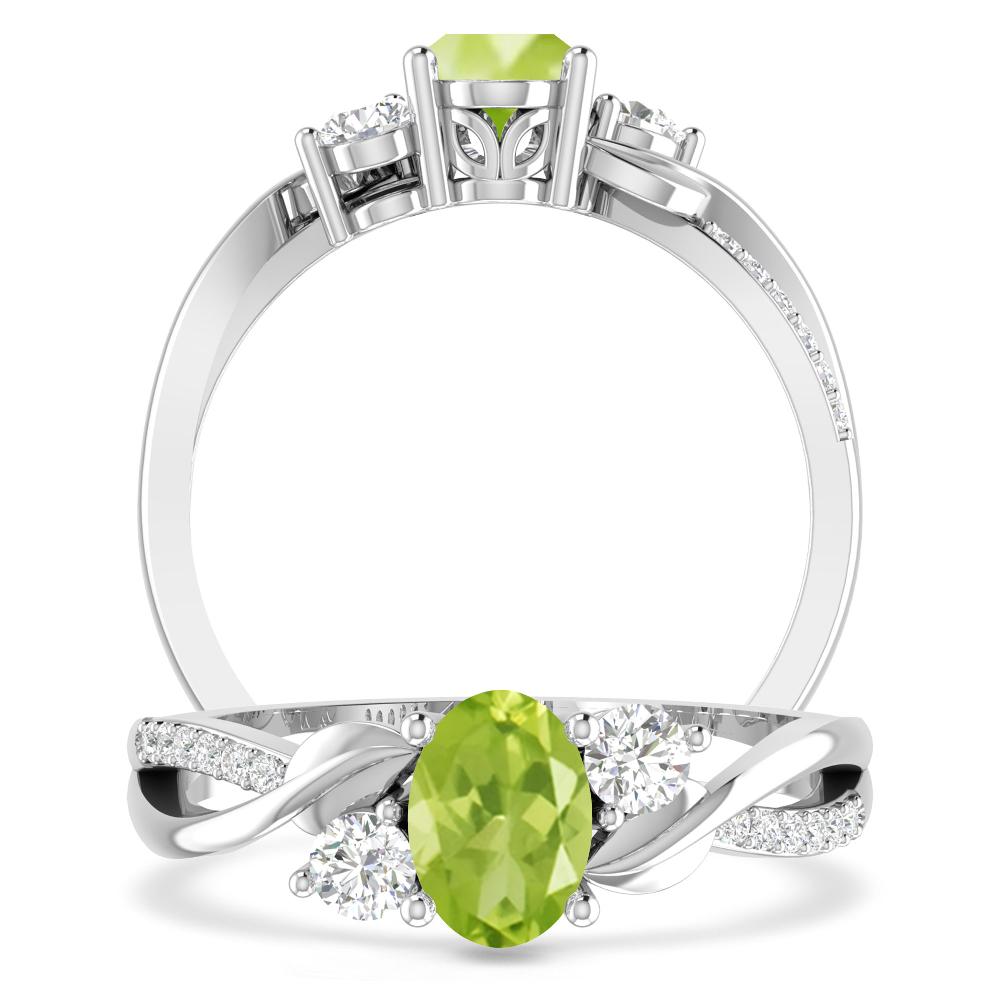 White Gold - Peridot