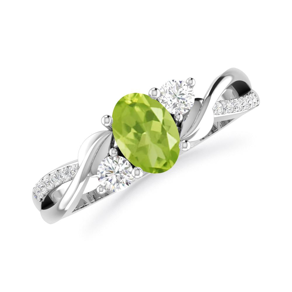 White Gold - Peridot