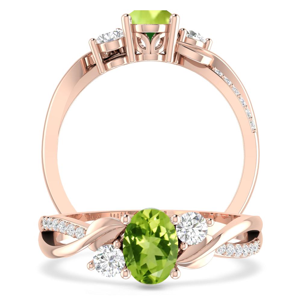 Rose Gold - Peridot