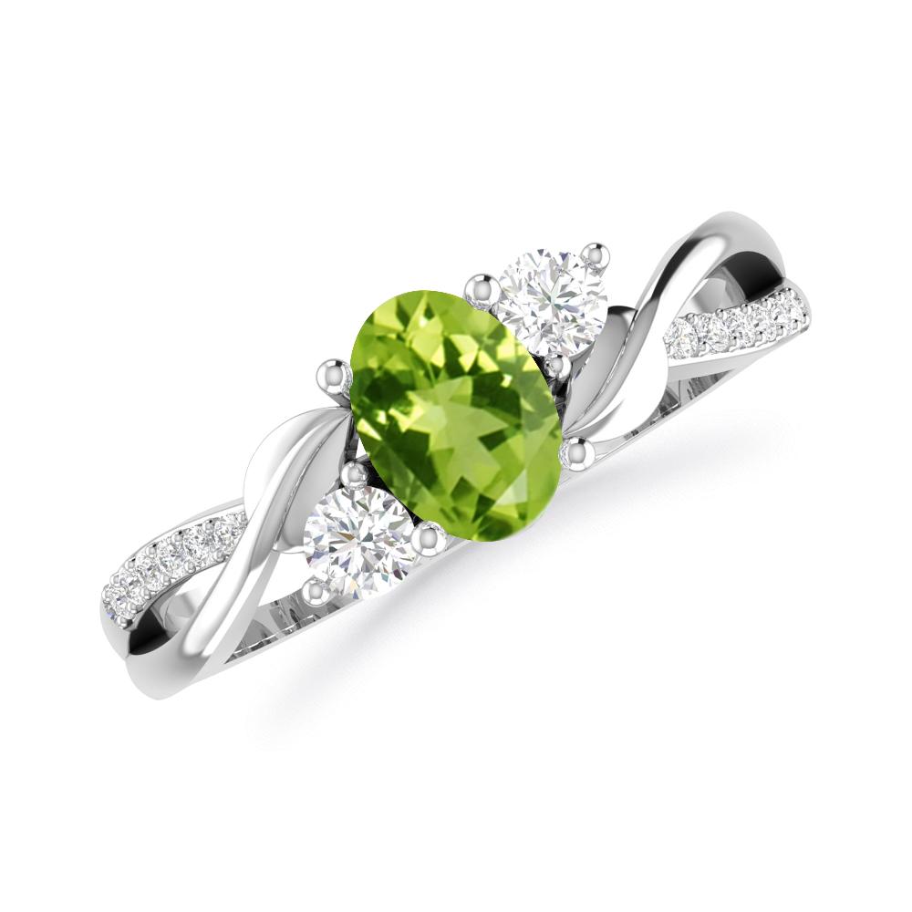 White Gold - Peridot