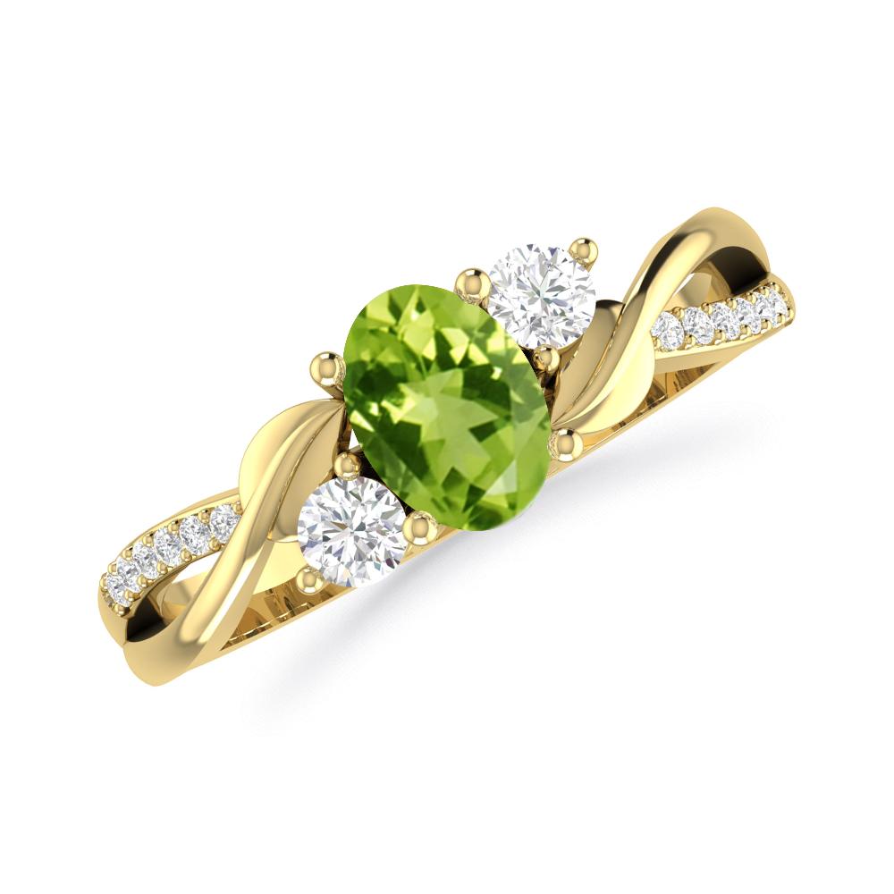 Yellow Gold - Peridot