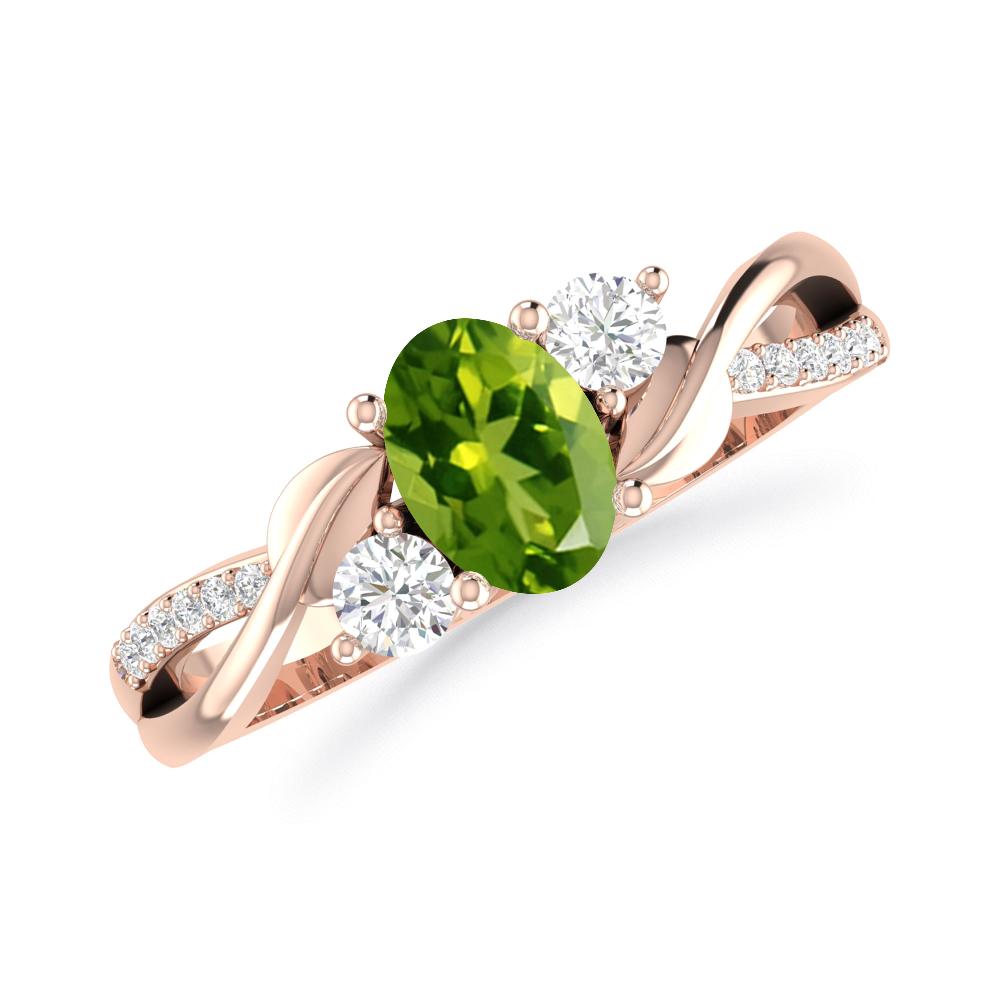 Rose Gold - Peridot