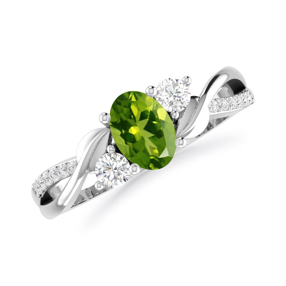 White Gold - Peridot