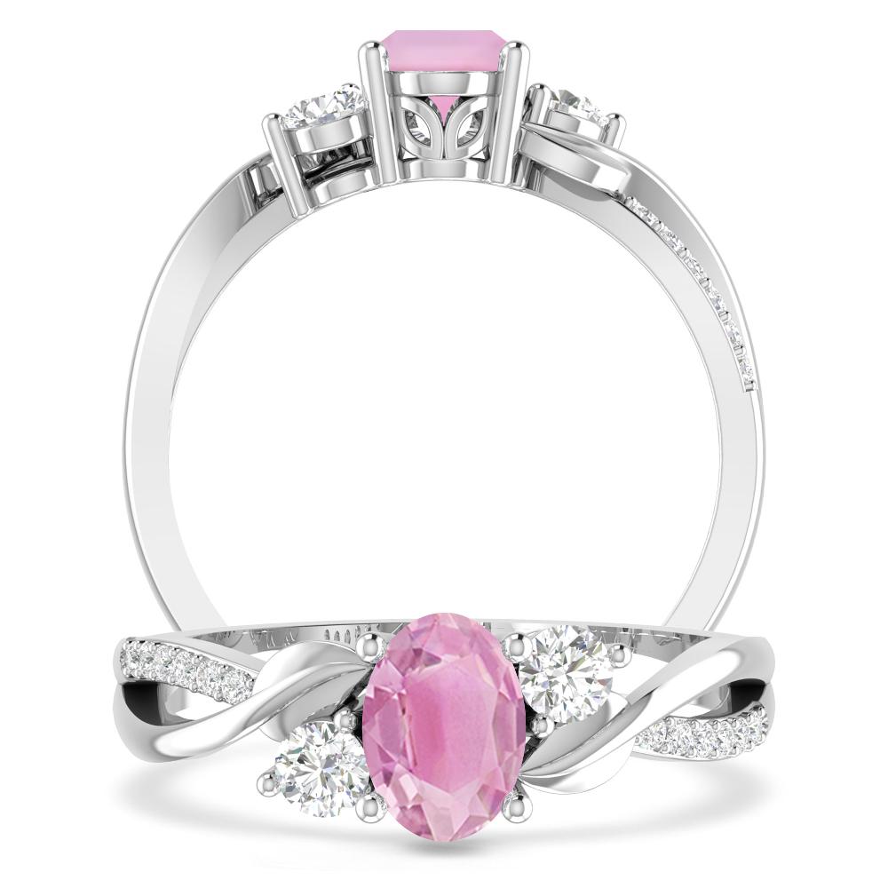 White Gold - Pink Tourmaline