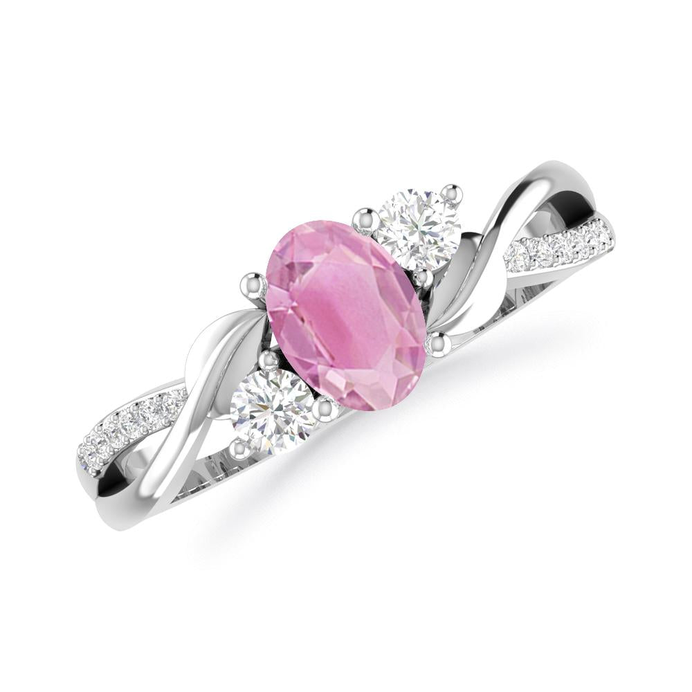 White Gold - Pink Tourmaline