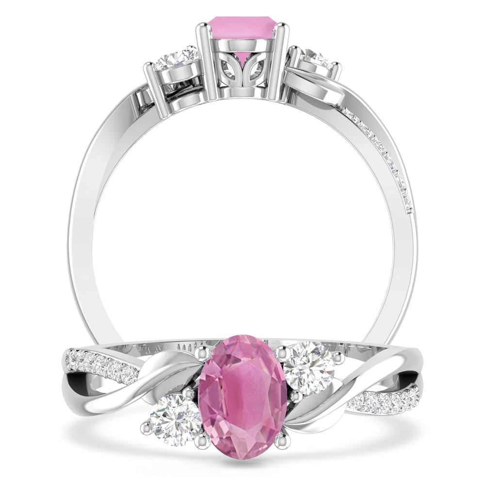 White Gold - Pink Tourmaline