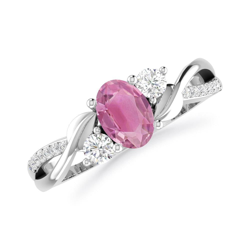 White Gold - Pink Tourmaline