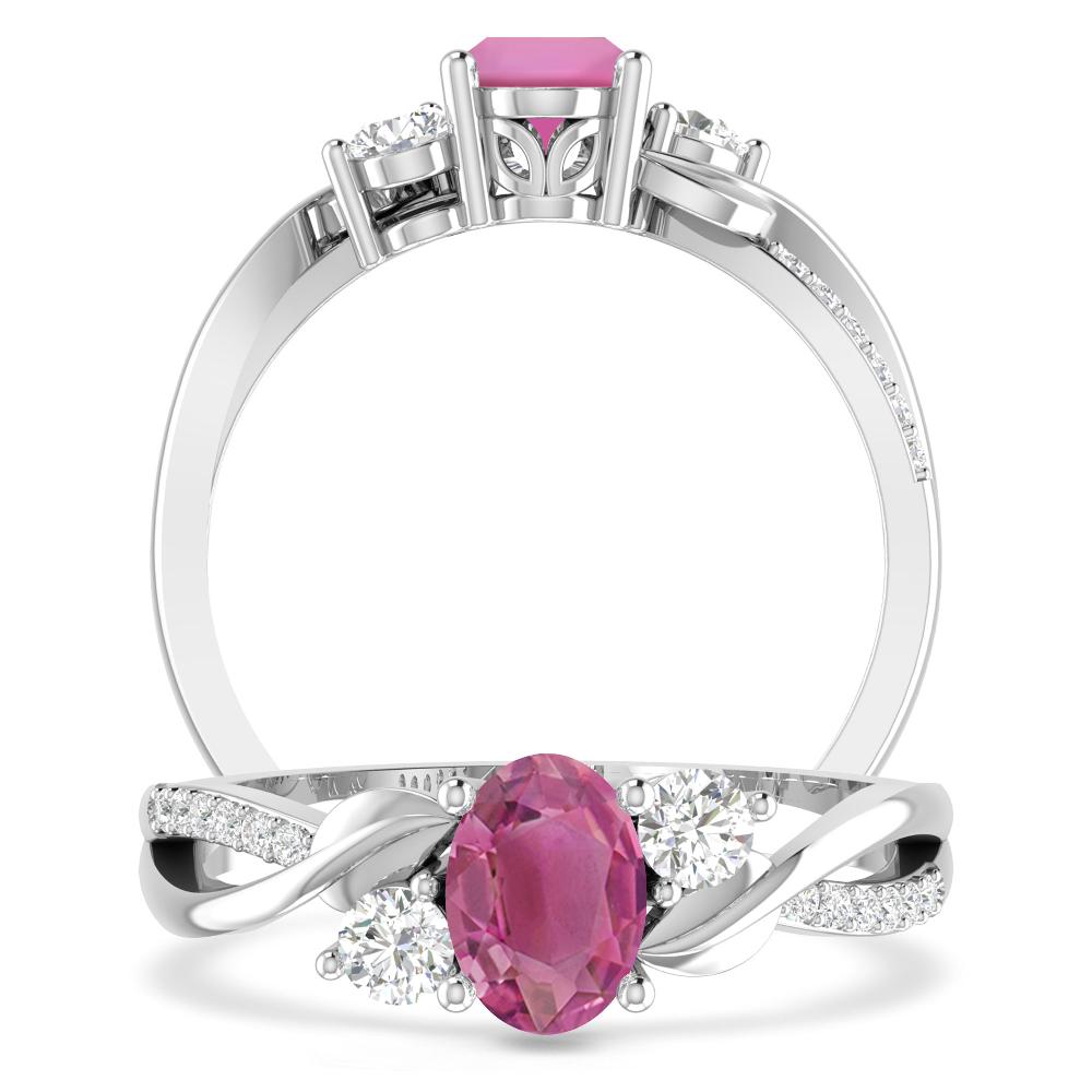 White Gold - Pink Tourmaline