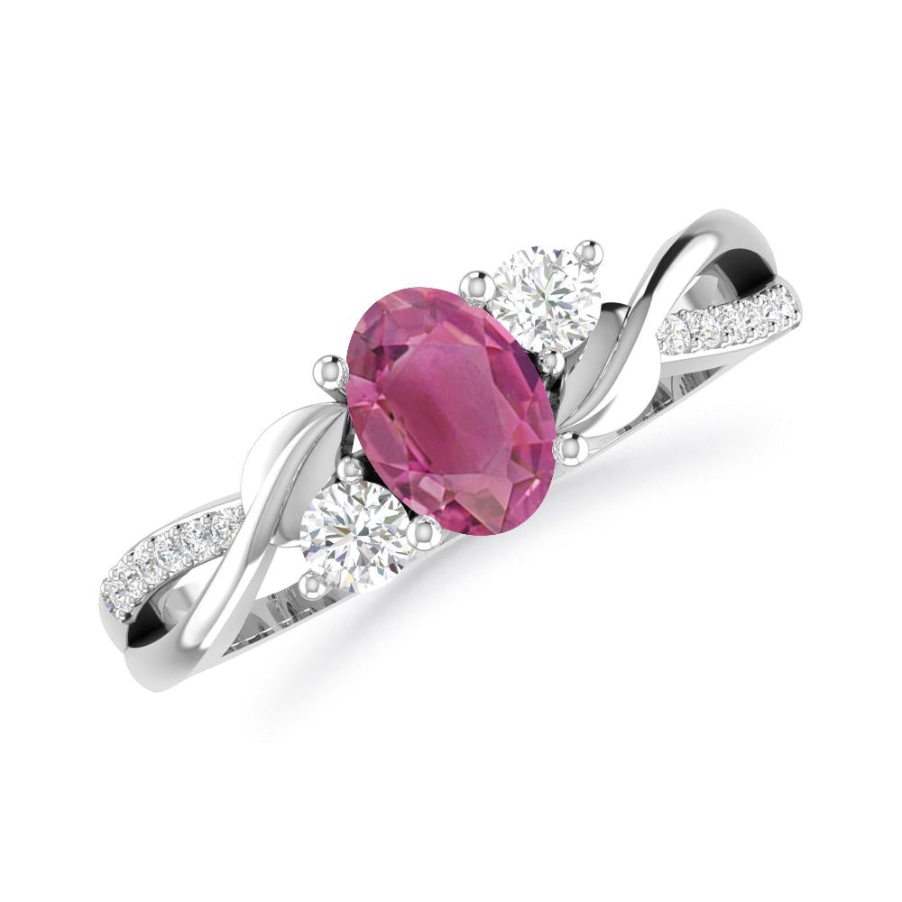 White Gold - Pink Tourmaline