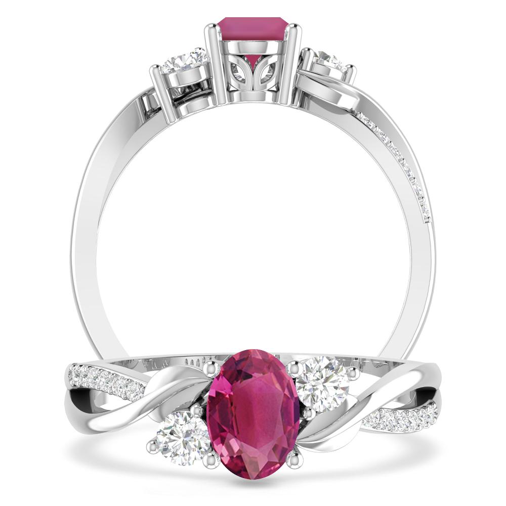 White Gold - Pink Tourmaline