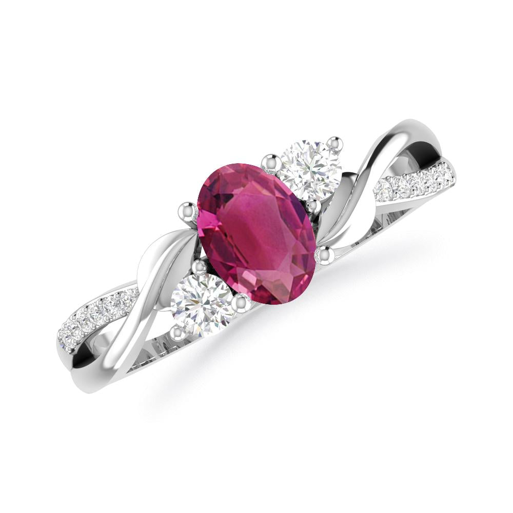 White Gold - Pink Tourmaline