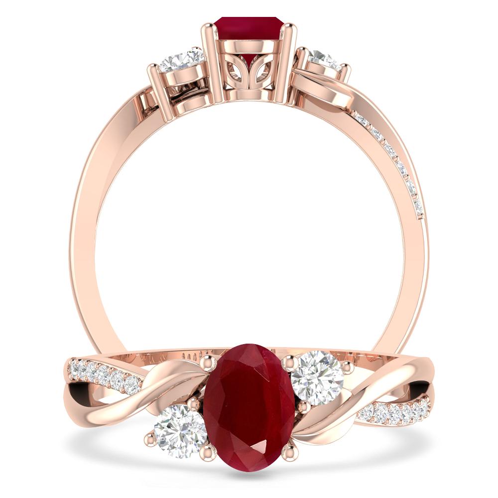 Rose Gold - Ruby