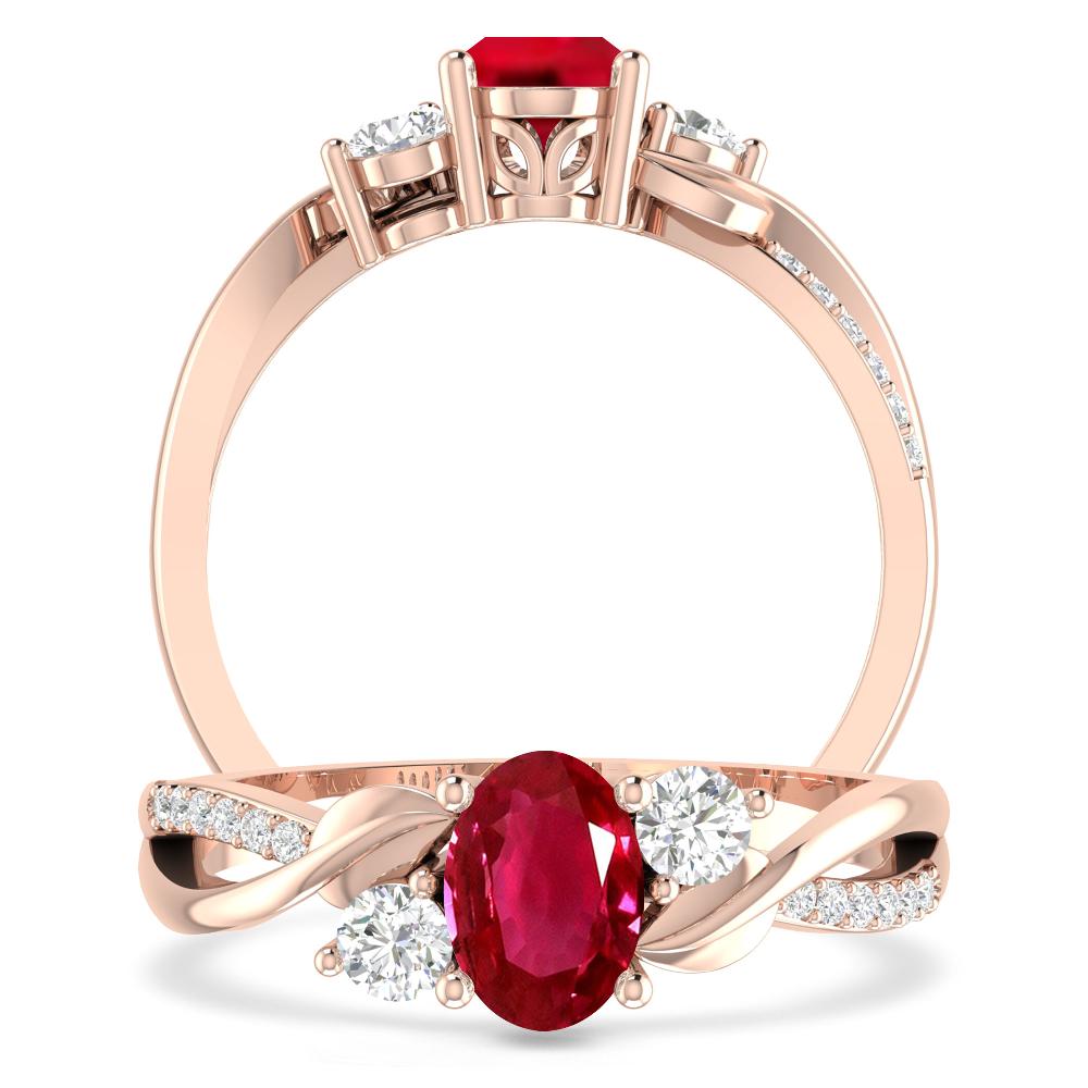 Rose Gold - Ruby