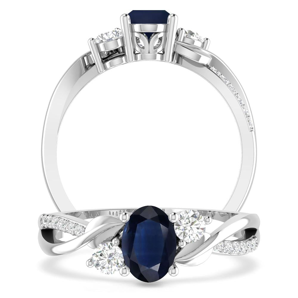 White Gold - Sapphire