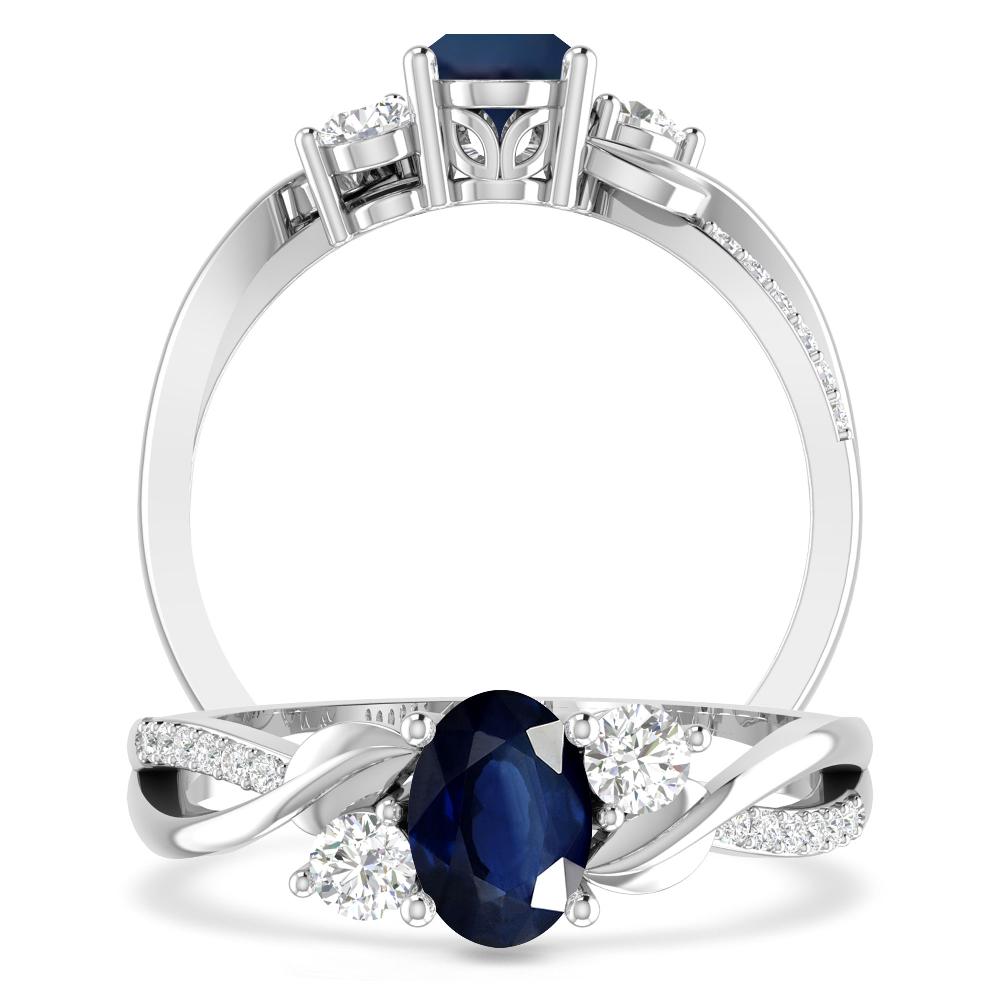 White Gold - Sapphire