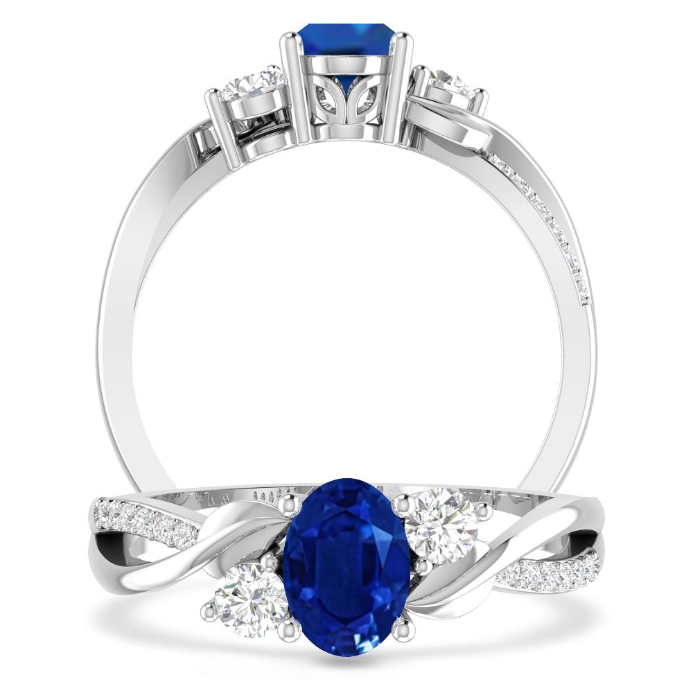 White Gold - Sapphire