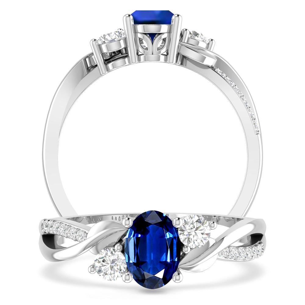 White Gold - Sapphire