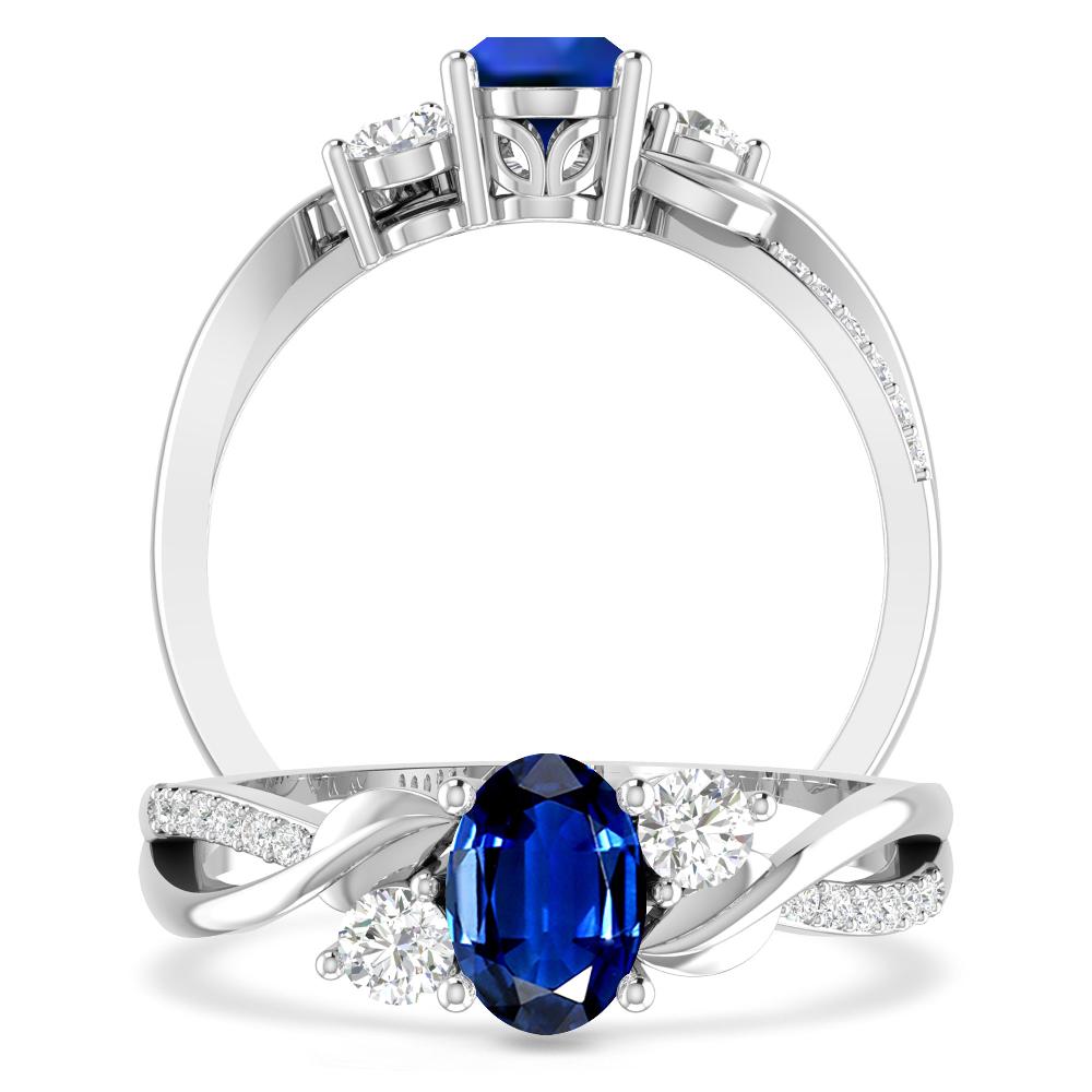 White Gold - Sapphire