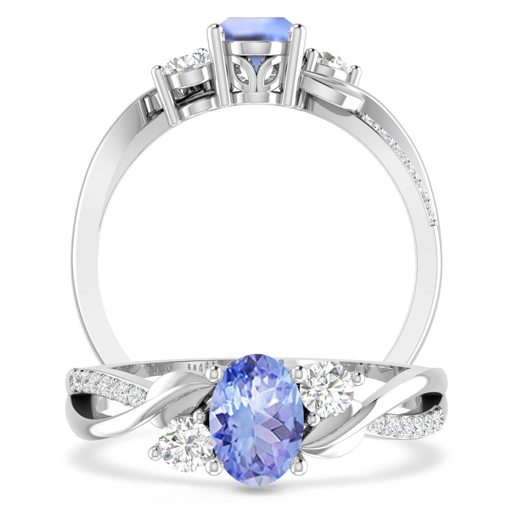 White Gold - Tanzanite