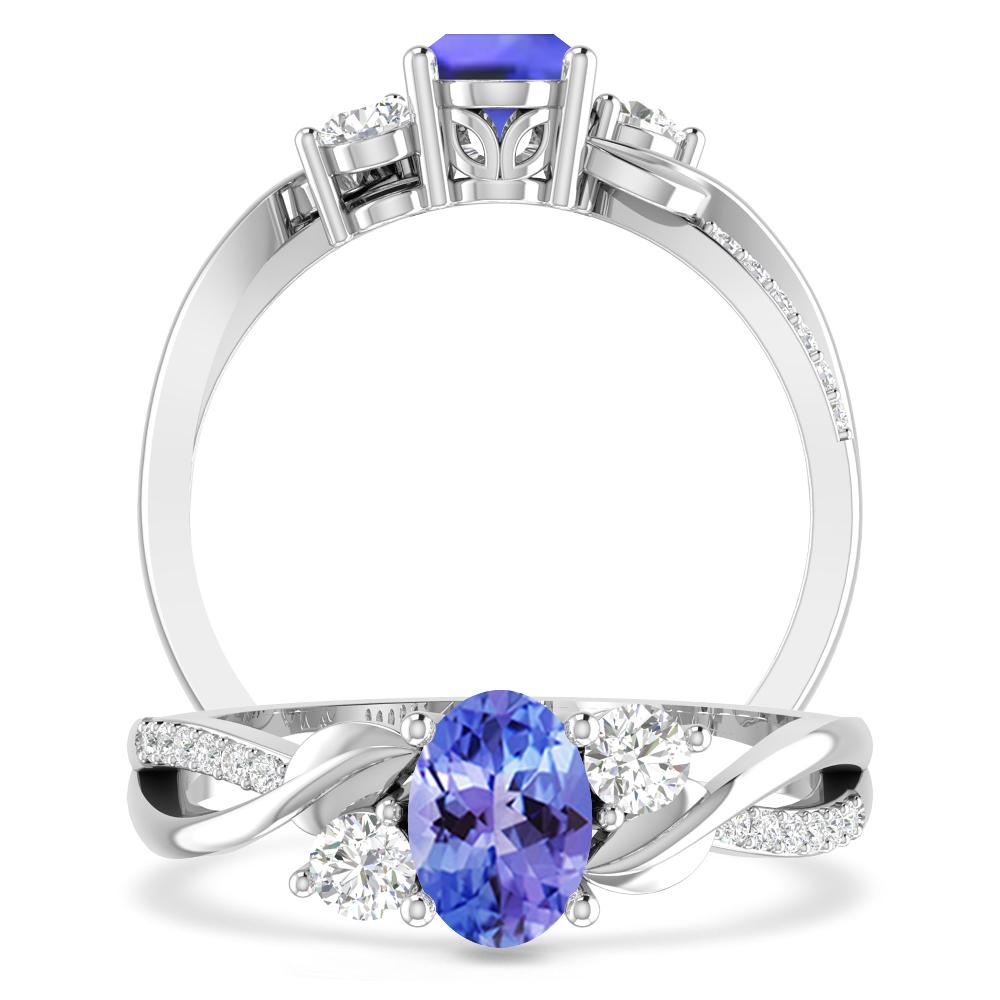 White Gold - Tanzanite