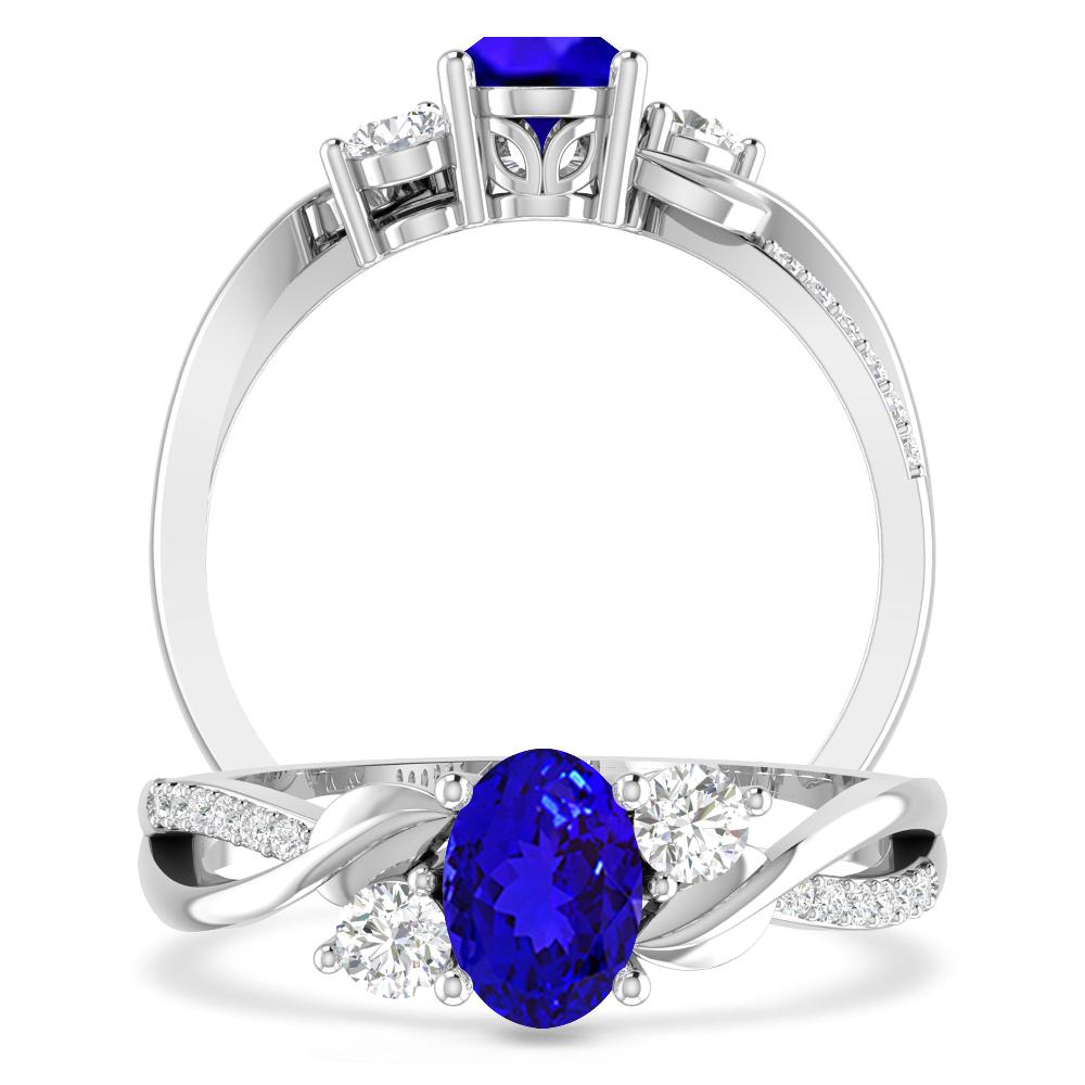 White Gold - Tanzanite