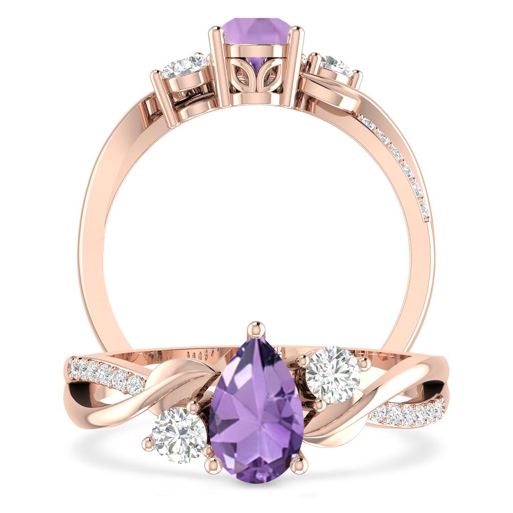 Rose Gold - Amethyst