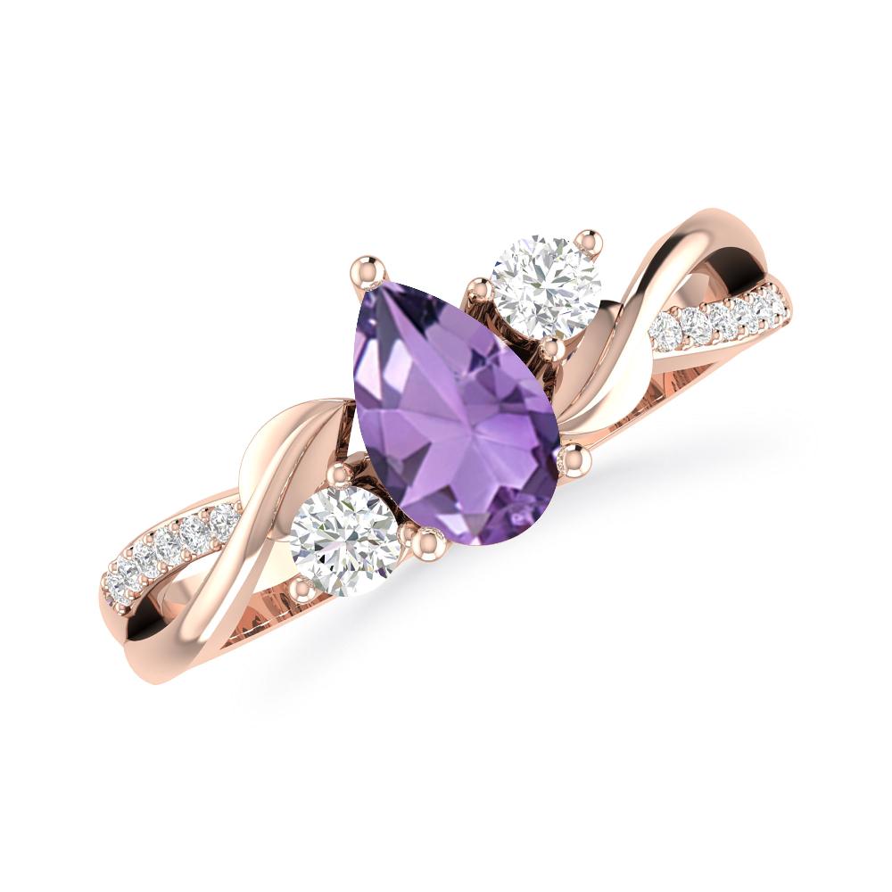 Rose Gold - Amethyst