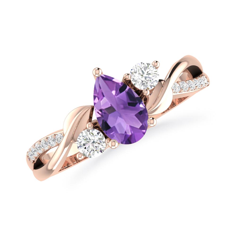 Rose Gold - Amethyst