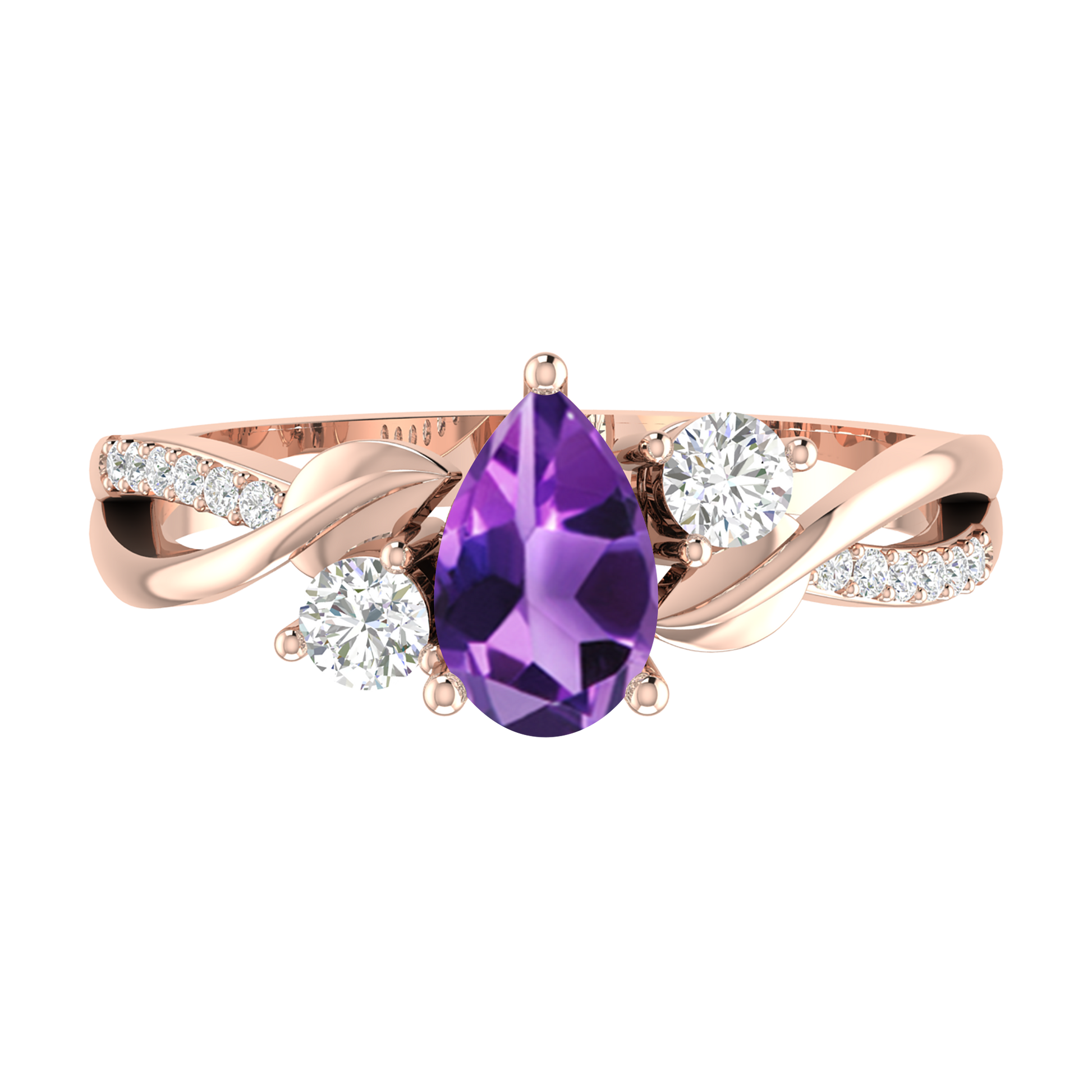 Rose Gold - Amethyst