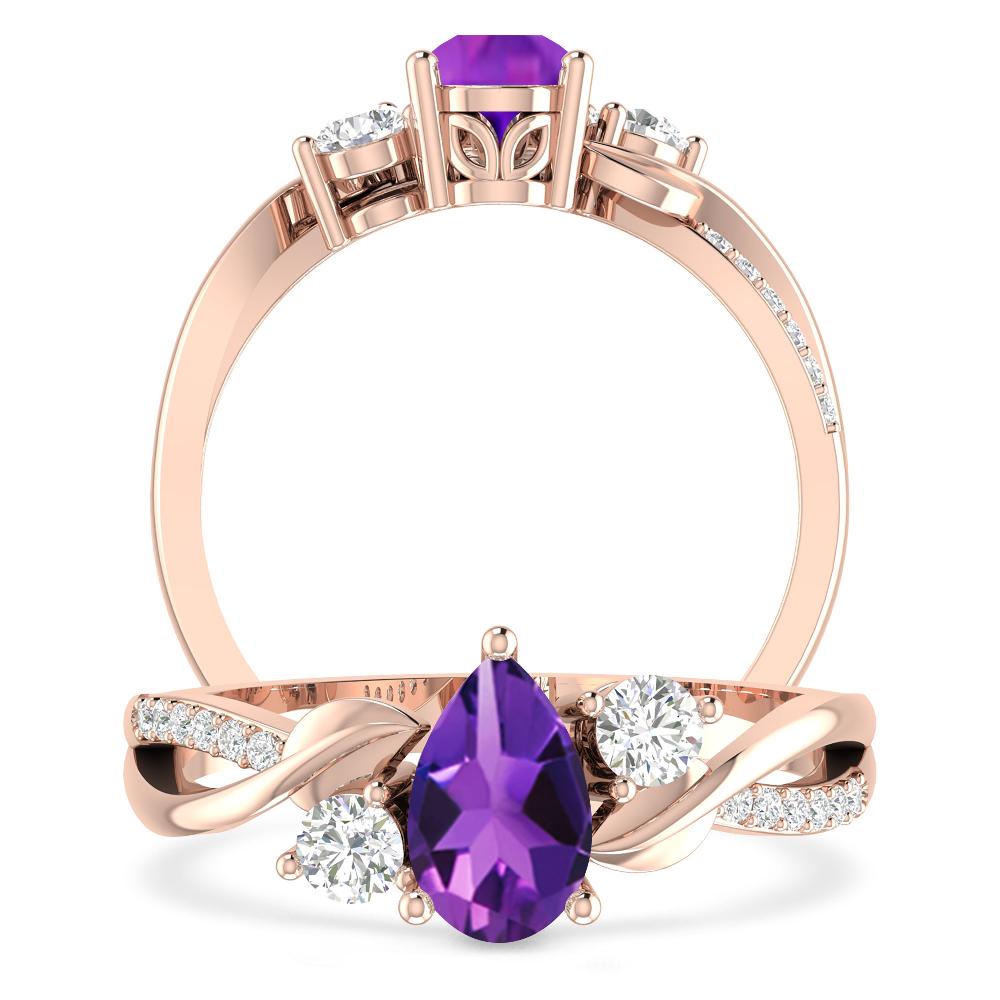 Rose Gold - Amethyst