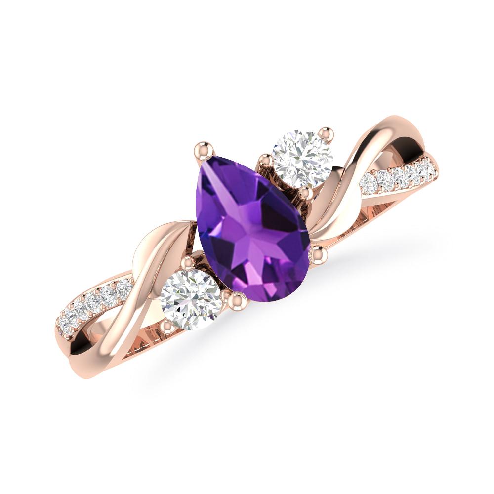 Rose Gold - Amethyst